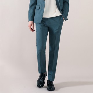 Liberclassy 男款素色彈性隱藏鬆緊帶長褲 LHS27693