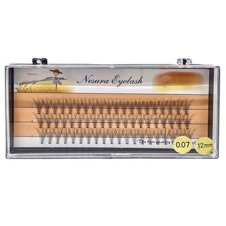 Nesura Eyelash 小惡魔3D自黏單簇假睫毛 12mm, 稻草人, 1盒