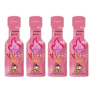 Samyang Foods 三養 火辣雞肉奶油白醬風味辣醬, 200g, 4瓶