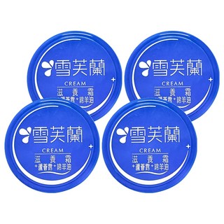 雪芙蘭 滋養霜 蘆薈露+綿羊油 改善肌膚乾燥 粗糙 含蘆薈精華 修復滋潤, 60g, 4罐
