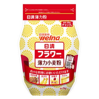 welna 日清製粉 薄力小麥粉, 1kg, 1包