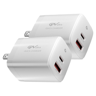 GC ApexVolt PD30W GanUltra 充滿快樂 電源供應器, 36mm, 白色, 2個