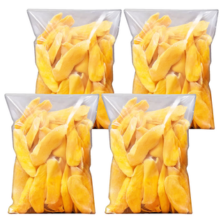 一金湖 芒果乾 4入 - 酸甜可口 厚切芒果片 台灣出貨, 1000g, 4包