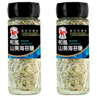 飛馬 和風山葵海苔鹽 採用海苔、芥末粉、高級湖鹽精心調配, 60g, 2瓶