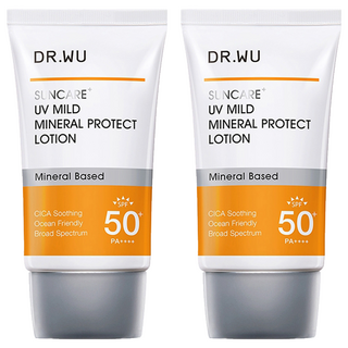 DR.WU 達爾膚 低敏物理舒緩防曬乳, 35ml, 2條