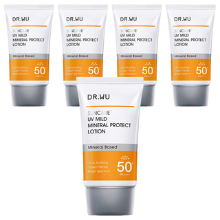 DR.WU 達爾膚 低敏物理舒緩防曬乳, 35ml, 5條