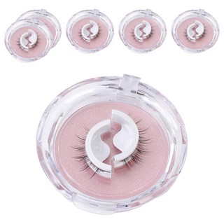 自黏假睫毛套裝 人造纖維材質 防塵蓋設計, 仙女款, 2組