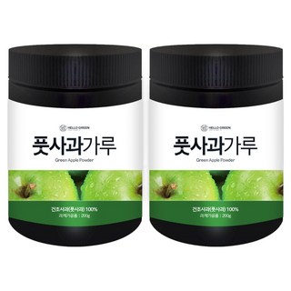 HELLO GREEN 青蘋果粉, 2個, 200g