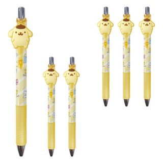 Sanrio 三麗鷗 原子筆 布丁狗 橘色, 黃色, 6支