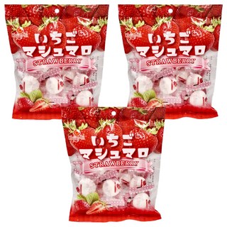 Chiao-E 巧益 草莓夾心棉花糖, 75g, 3袋