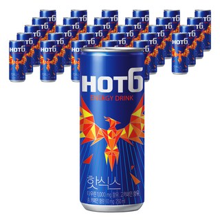 핫식스 오리지널 에너지음료, 250ml, 30개