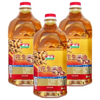 順發油品 花生風味調合油, 2.6L, 3瓶