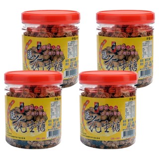 福瑄 脆花生糖 正港台灣古早味 含花生、芝麻、麥芽, 300g, 4罐