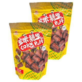 鴻福 玉米鬆果 巧克力口味 200g x 2包, 非油炸酥脆口感，香甜濃郁，獨立包裝方便分享