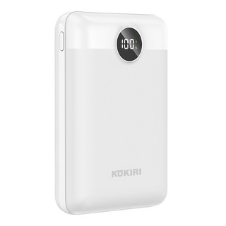 코끼리 LCD 잔량표시 고속충전 대용량 PD 보조배터리 20000mAh 멀티단자 22.5W, KPB-RM20P1A2, 화이트