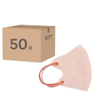 德冠 幼童3D立體耳繩, 馬卡粉, 50片, 1盒