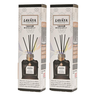 LAVAYA日系晶鑽香氛補充瓶, 白麝香, 80ml, 2瓶