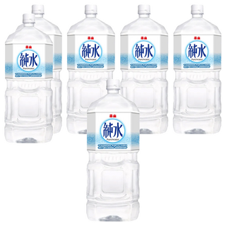 泰山 純水 105˚C高溫煮沸 RO逆滲透處理 不脫落瓶蓋, 2500ml, 6桶