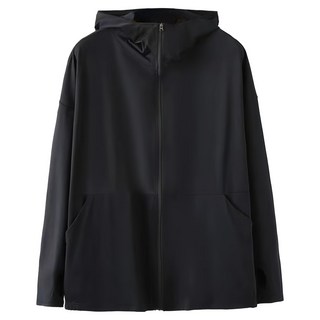 愛北鼻 成人冰絲防曬透氣外套 有效阻擋紫外線 輕巧易攜帶, S, 黑色, 1件