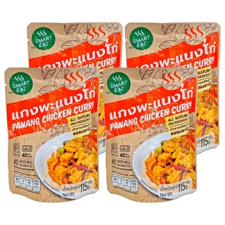 SMART EAT 帕能咖哩雞即食包 全天然成分, 115g, 4包