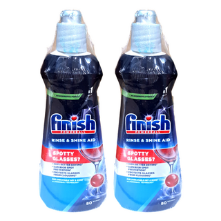 finish 洗碗機光潔劑, 400ml, 2瓶