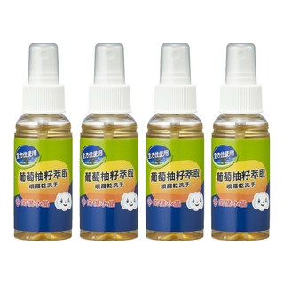 南僑水晶 葡萄柚籽噴霧乾洗手, 70ml, 4瓶