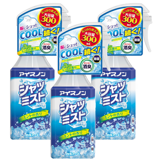 Hakugen 白元 衣物涼感噴霧, 薄荷香味, 300ml, 3瓶