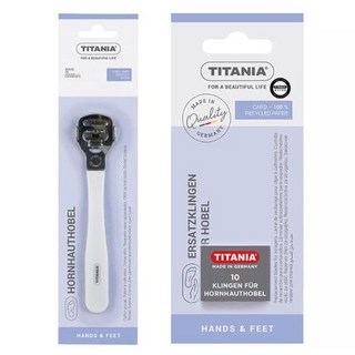 티타니아 콘커터 발 각질 제거 + 교체형 날 10p 세트, 1세트, 1개입