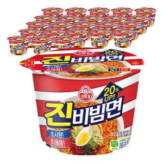 오뚜기 진비빔면 134g, 24개