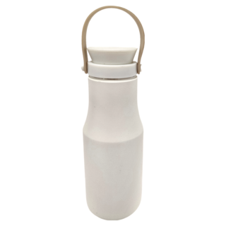 都會不鏽鋼保溫瓶 白色 470ml 時尚簡約設計 安全無毒材質, 1個