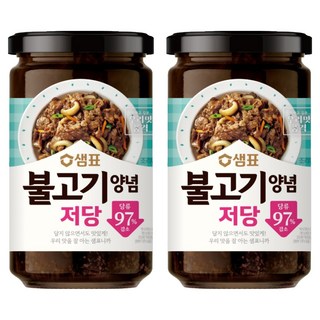 샘표 저당 불고기 양념, 430g, 2개
