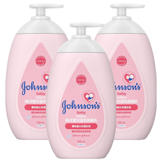 Johnson's 嬌生 嬰兒溫和潤膚乳, 500ml, 3瓶