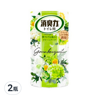 ST 雞仔牌 浴廁消臭力 綠花香, 400ml, 2瓶