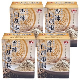 新光洋菜 香辣白胡椒粉, 600g, 4盒