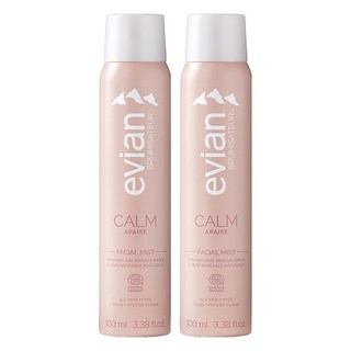 evian 依雲 超導活膚礦泉噴霧 舒緩鎮靜 2瓶 100ml，保濕補水，男女適用
