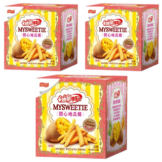卡迪那95℃甜心地瓜條 台灣在地 鹹甜脆 95℃低溫真空工法, 90g, 3盒