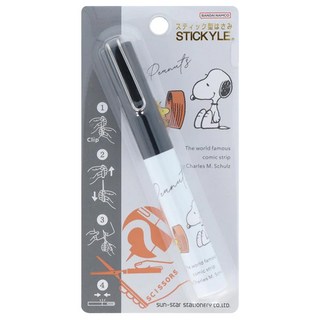 sun-star STICKYLE 攜帶型剪刀, 1個, 史努比與糊塗塌客