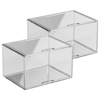 Clever 巧丂可折疊收納盒, 2個, 透明