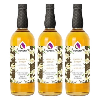 포모나 바닐라 시럽, 1L, 3개
