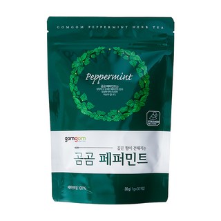 곰곰 페퍼민트, 1g, 1개, 30개입