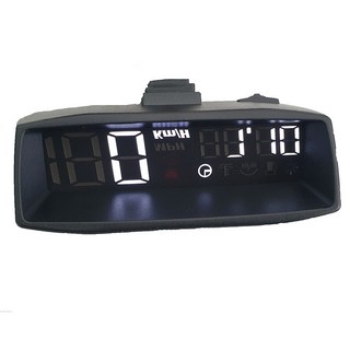 雙模式時速時鐘改裝儀表 HUD H200 白色, 1個