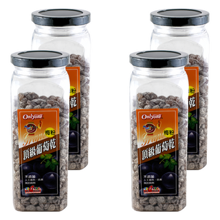 Onlyone 海龍王 梅粉葡萄乾 不添加人工香料、色素、防腐劑, 330g, 4罐