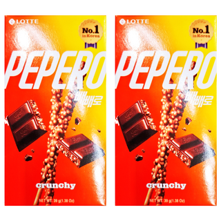 PEPERO 脆心巧棒, 39g, 2盒