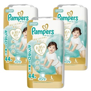 Pampers 幫寶適 日本境內版 褲型尿布 9~14kg, L, 132片