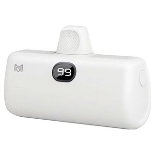 迷你口袋行動電源 Lightning 22.5W PD快充 5000mAh, MCK-MPB001-W, 白色