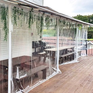 메종텍스타일 0.2T 커튼씽 고주파마감 방풍 방한 우레탄 비닐커튼 투명