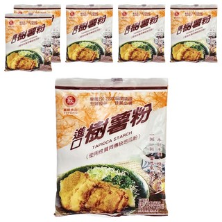 義峰食品 樹薯粉 200g, 可用於中西料理，炸魚、炸雞等油炸物, 6包
