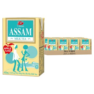 匯竑 阿薩姆 奶茶 青蘋, 400ml, 24入