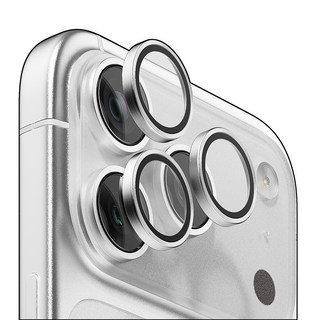 빅쏘 고투명 빛번짐방지 부착가이드 카메라 보호 링아이폰 강화유리 보호필름 화이트, 1세트