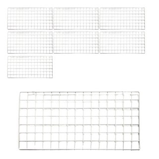 多用途網片置物架 28x60cm 白色 Set, 8個